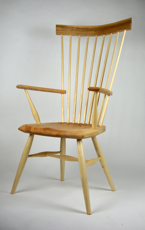 Captive-arm Windsor chair | Ben Willis Woodcraft